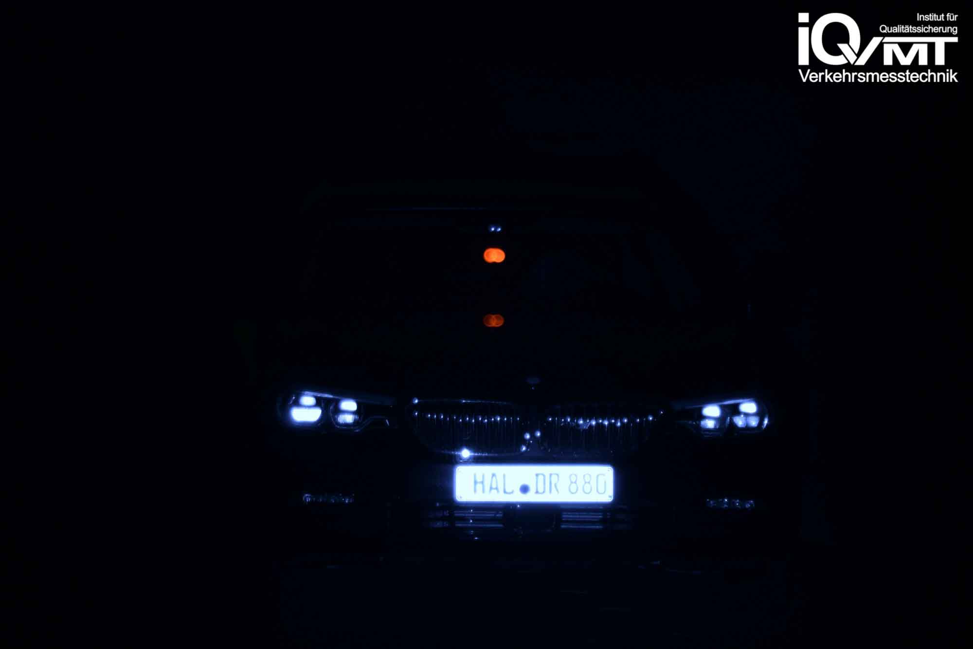 iQvmt - Infrarotfoto zur Refektivität der messrelevanten IR-Laserstrahlung am  BMW 5