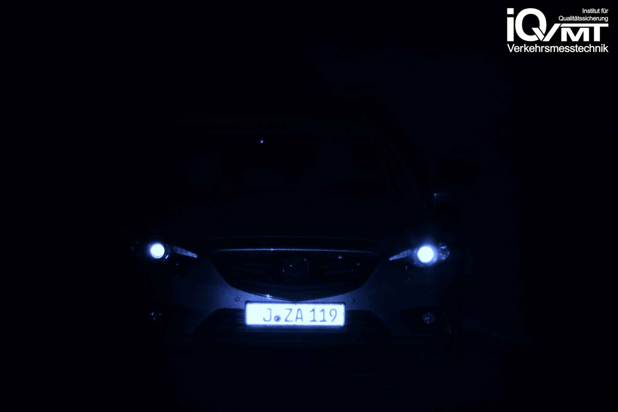iQvmt - Infrarotfoto zur Refektivität der messrelevanten IR-Laserstrahlung am  Mazda 6
