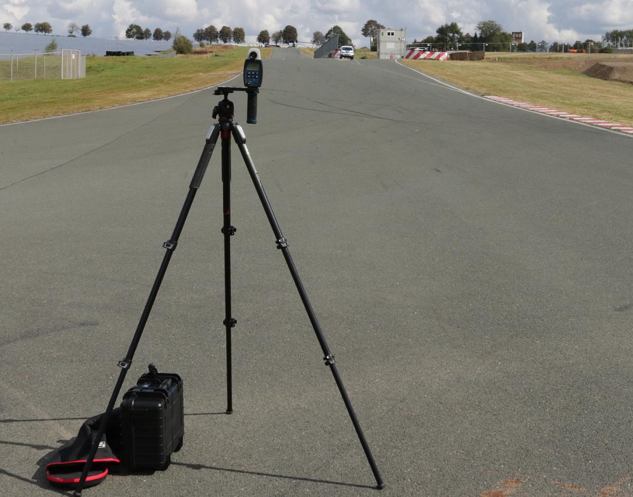 iQvmt - Prinzipdarstellung zur empirischen Prüfung des Messgerätes LTI 20/20 TruSpeed
