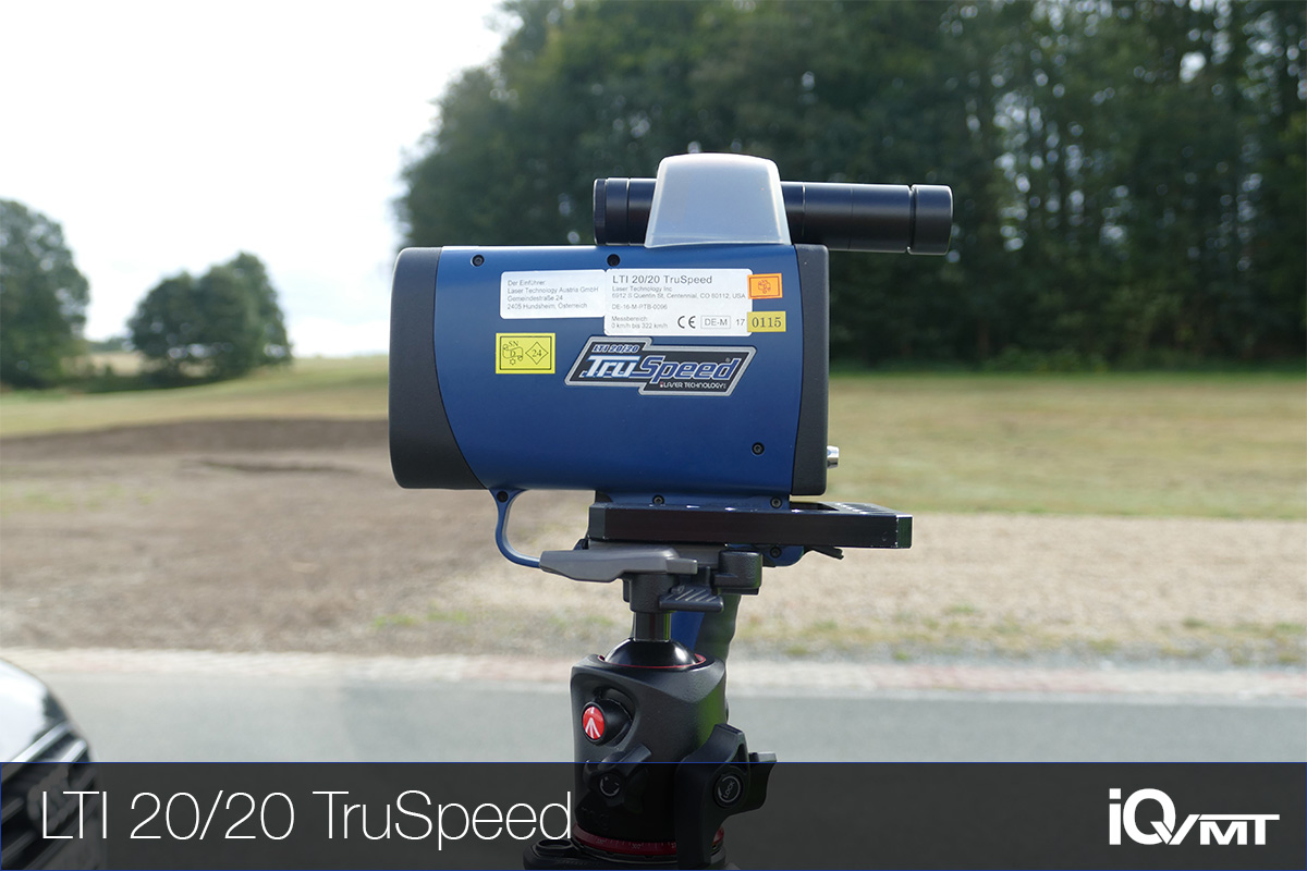 iQvmt - bildliche Darstellung der Seitenansicht des Messgerätes LTI 20/20 TruSpeed