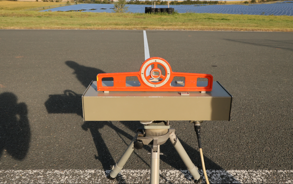 iQvmt - Prinzipdarstellung zur empirischen Prüfung des Messgerätes LTI 20/20 TruSpeed